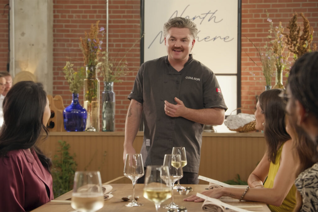 Coulson Armstrong on Top Chef Canada. Still courtesy of Comida Communications.