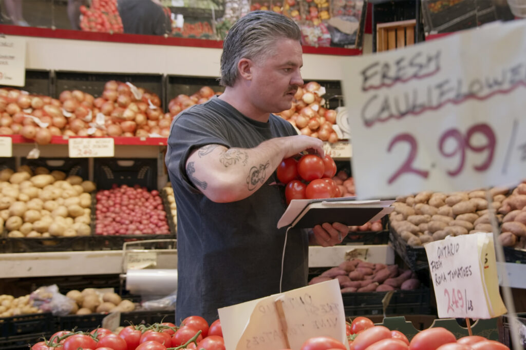 Coulson Armstrong on Top Chef Canada. Still courtesy of Comida Communications.