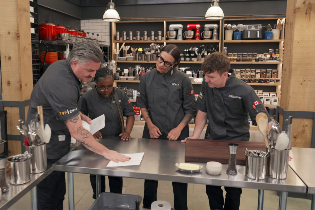 Coulson Armstrong on Top Chef Canada. Still courtesy of Comida Communications.