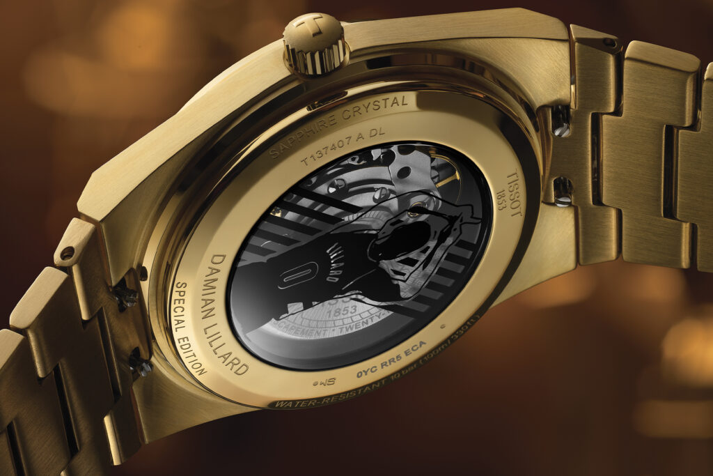 Damian Lillard for Tissot. Photo retrieved from SHARP Winter 2025.