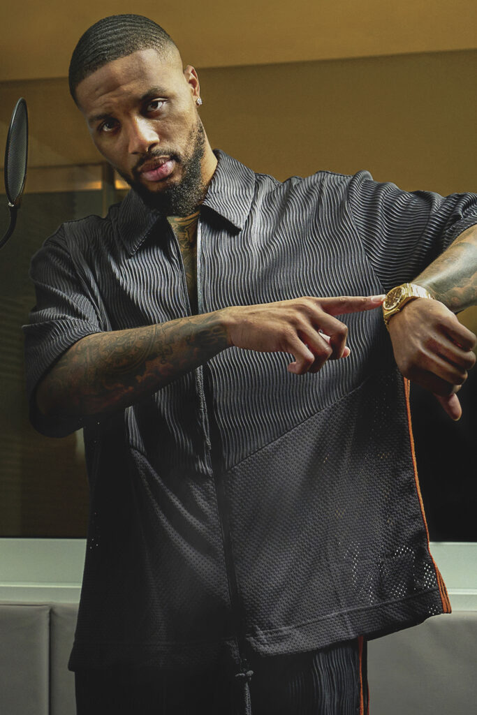 Damian Lillard for Tissot. Photo retrieved from SHARP Winter 2025.