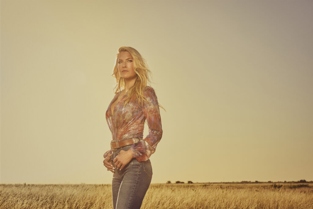 Landman Season Two Interview with Ali Larter and Billy Bob Thornton. Still from "Landman" series, courtesy of Paramount.