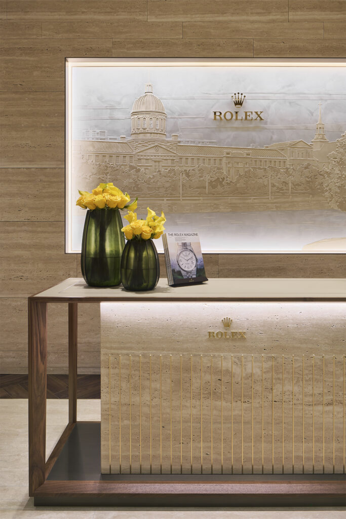 Rolex Royalmount Boutique Montreal. Photo courtesy of Rolex.