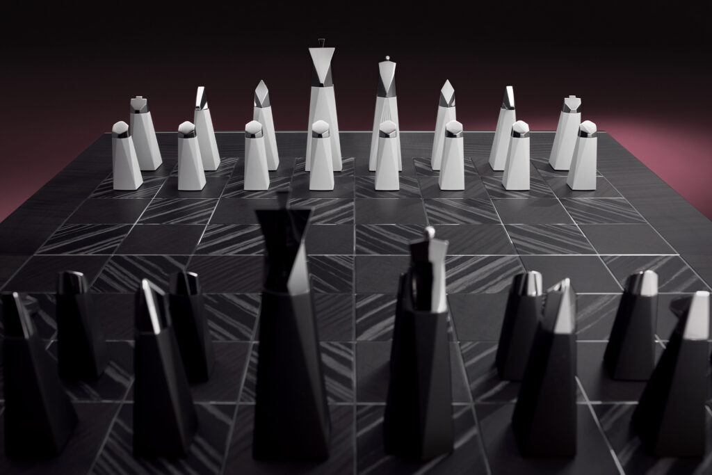 Rolls-Royce Chess Set. Photo courtesy of Rolls-Royce,