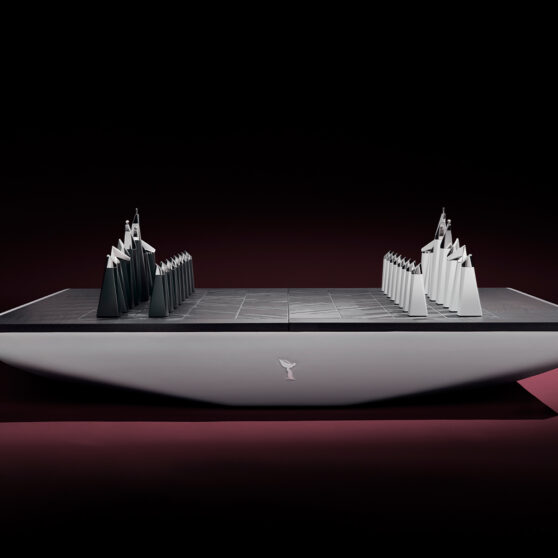 Rolls-Royce Chess Set. Photo courtesy of Rolls-Royce,