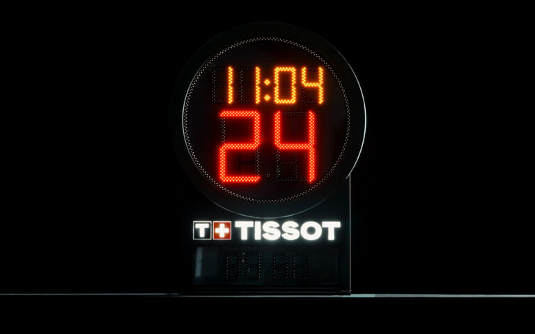 Tissot NBA Shot Clock. Photo retrieved from SHARP Winter 2025.
