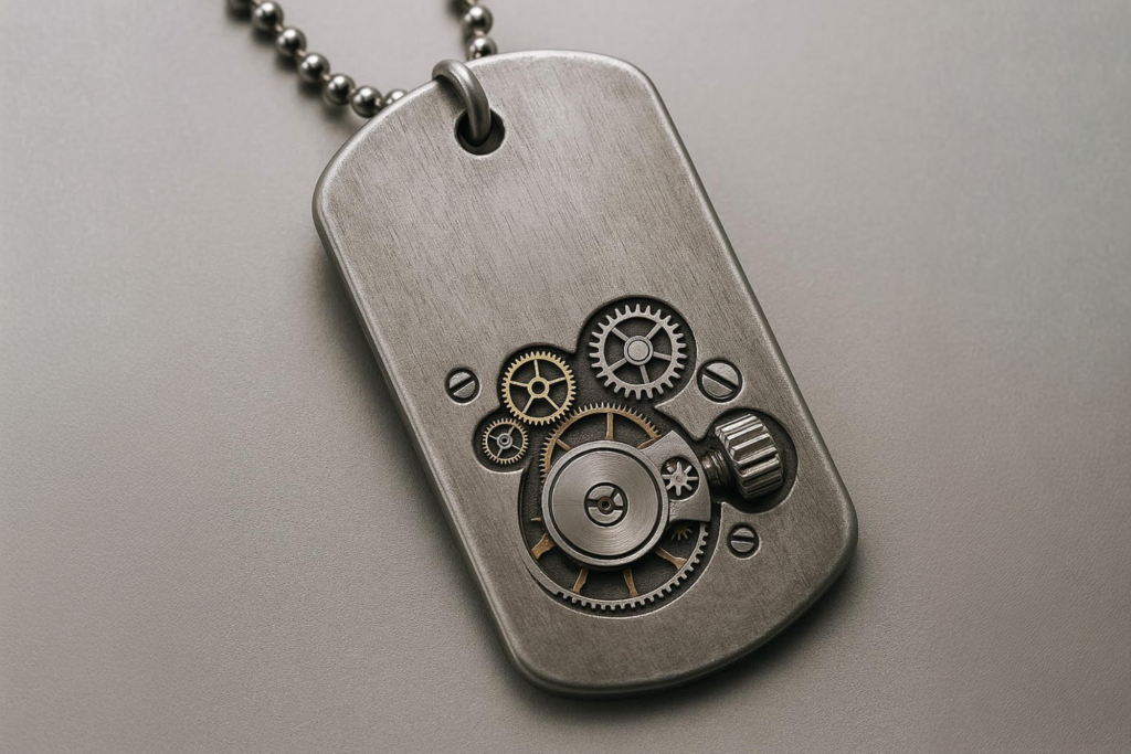 watch parts motorcycles dog tag