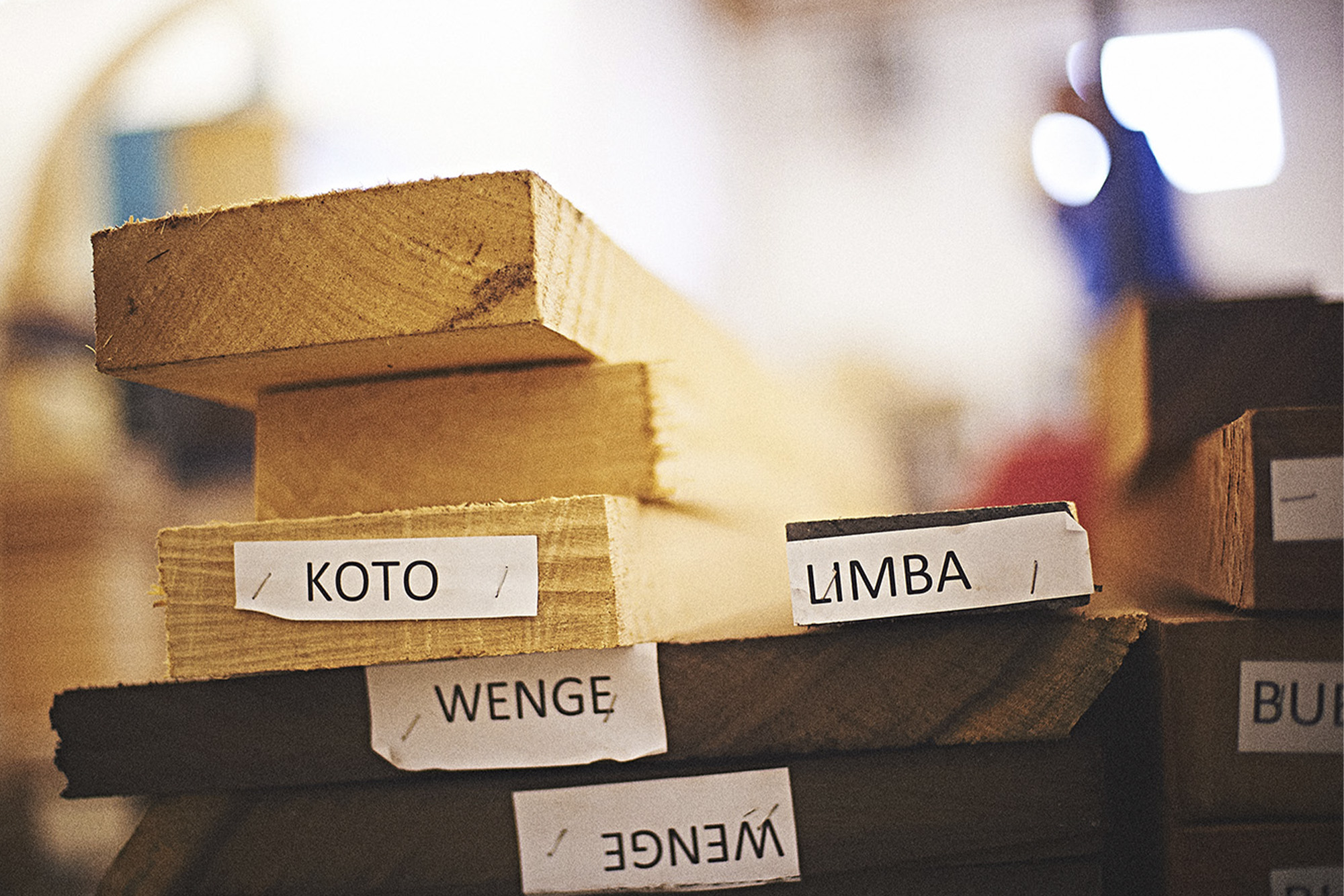 different types of wood at soulspin