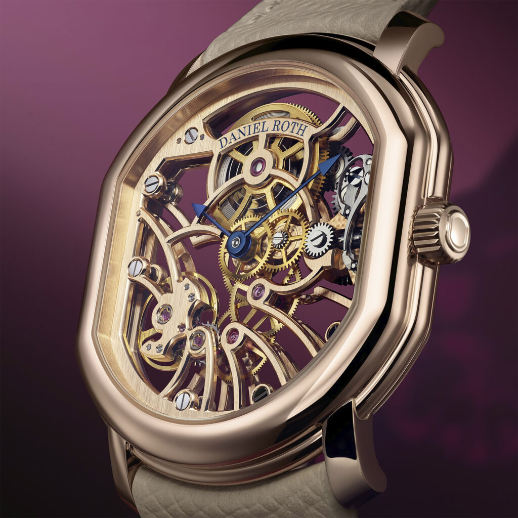 Daniel Roth Extra Plat Rose Gold Skeleton. Photo courtesy of Daniel Roth.