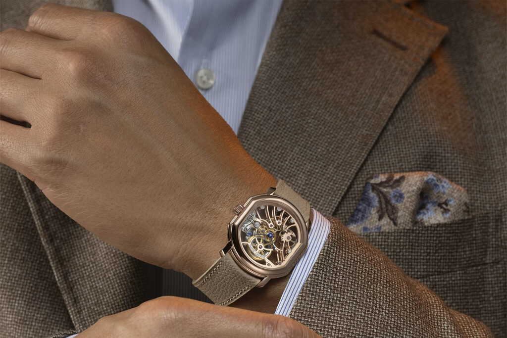 Daniel Roth Extra Plat Rose Gold Skeleton. Photo courtesy of Daniel Roth.