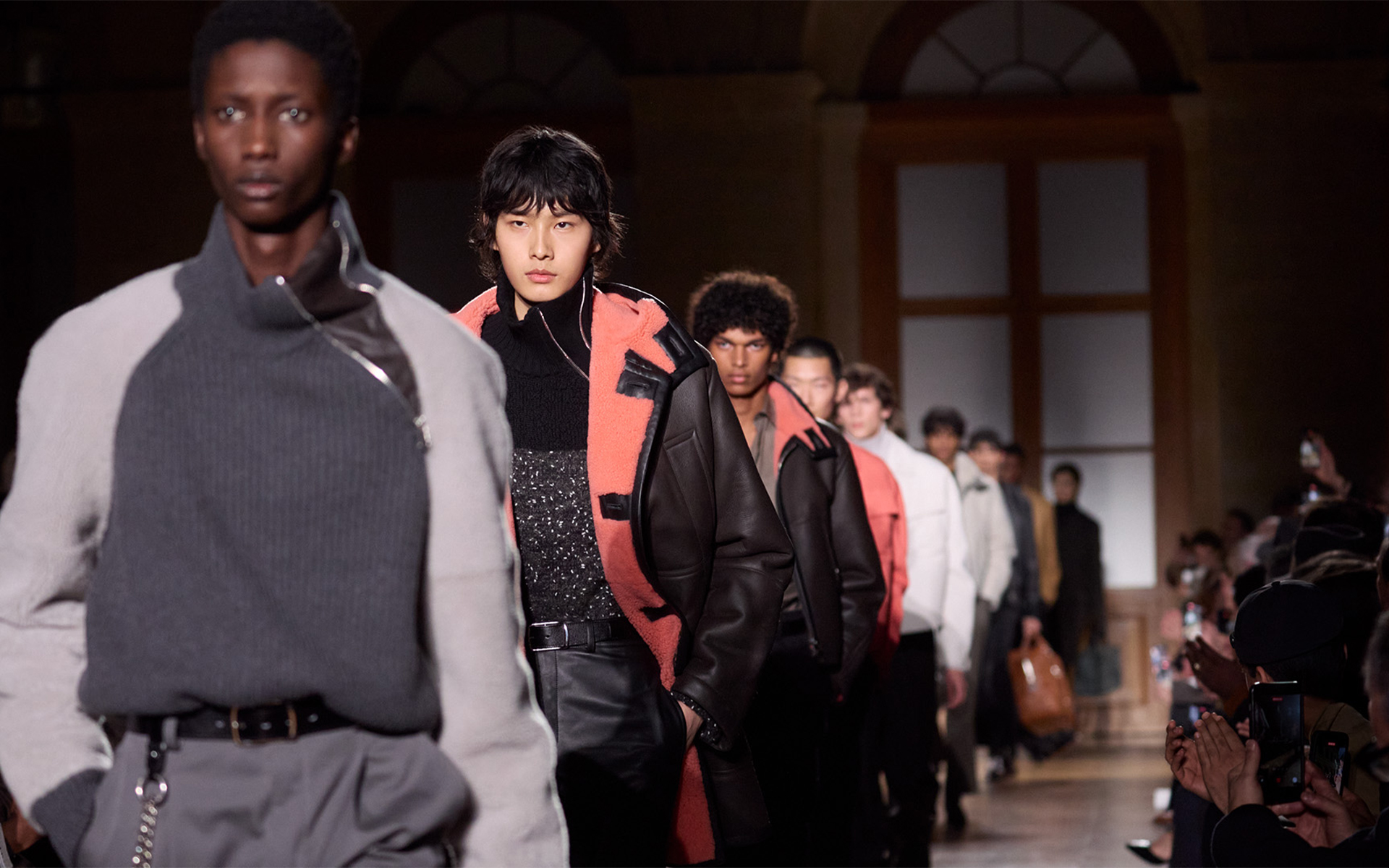 Hermès Men's fall-winter 2026, last men's fashion show by Veronique Nichanian.
