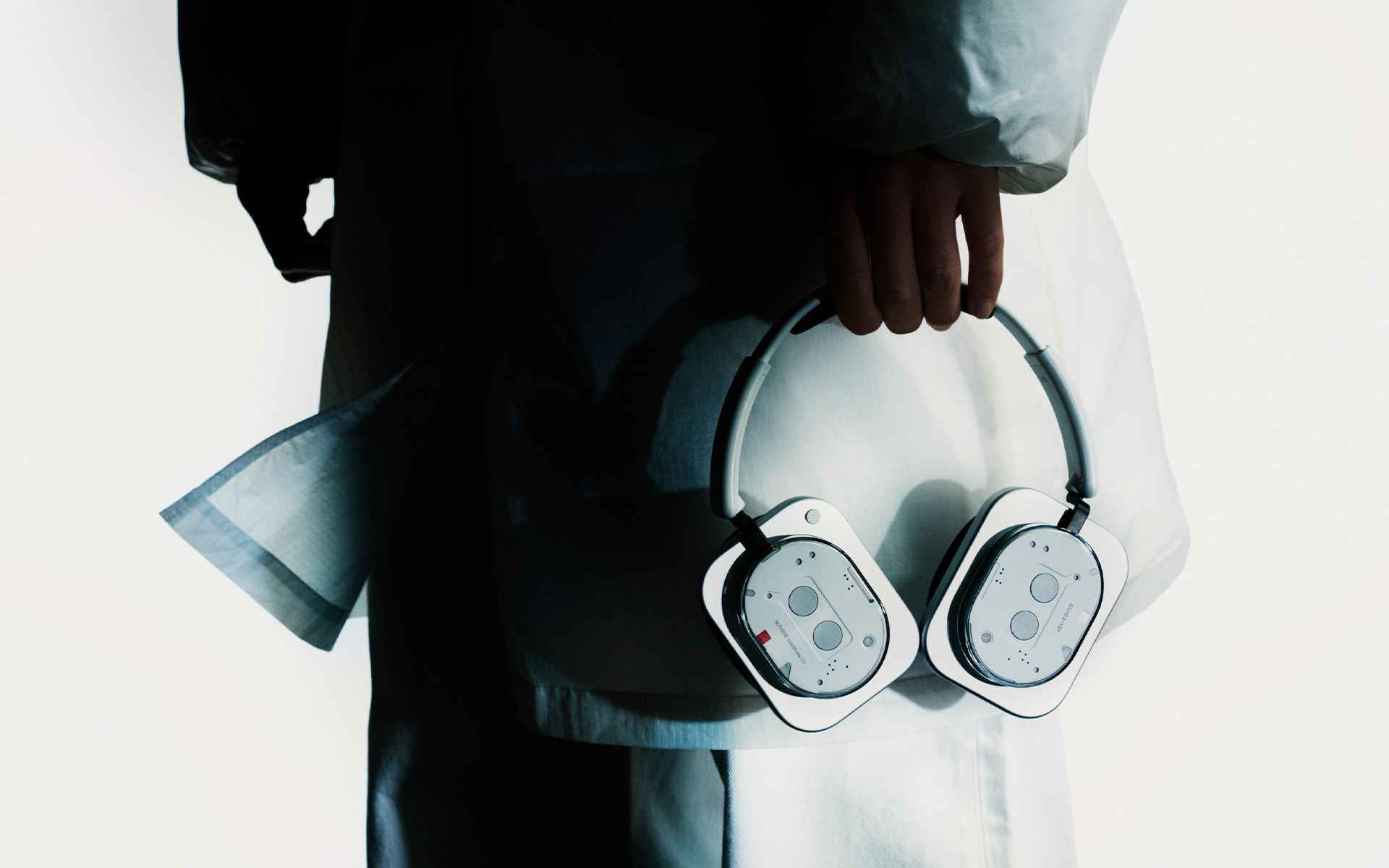 HEADPHONES 1. PHOTO BY JORDAN HEMINGWAY, COURTESY OF NOTHING.