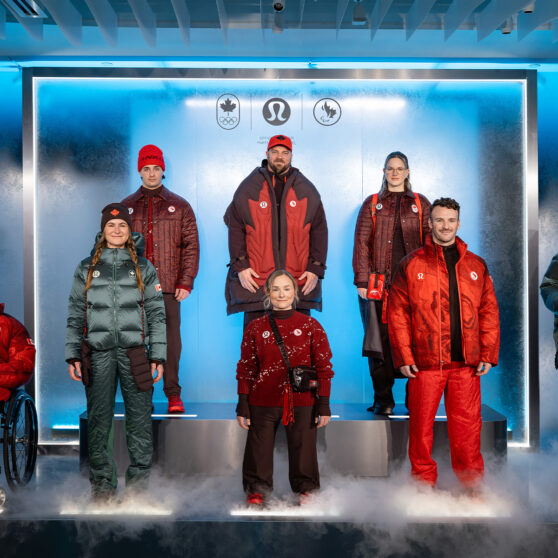 Team Canada Uniforms by Lululemon for winter 2026. Photo courtesy of Lululemon.