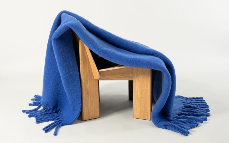 Normy Mohair Blue Chair Valentine's Day gifts