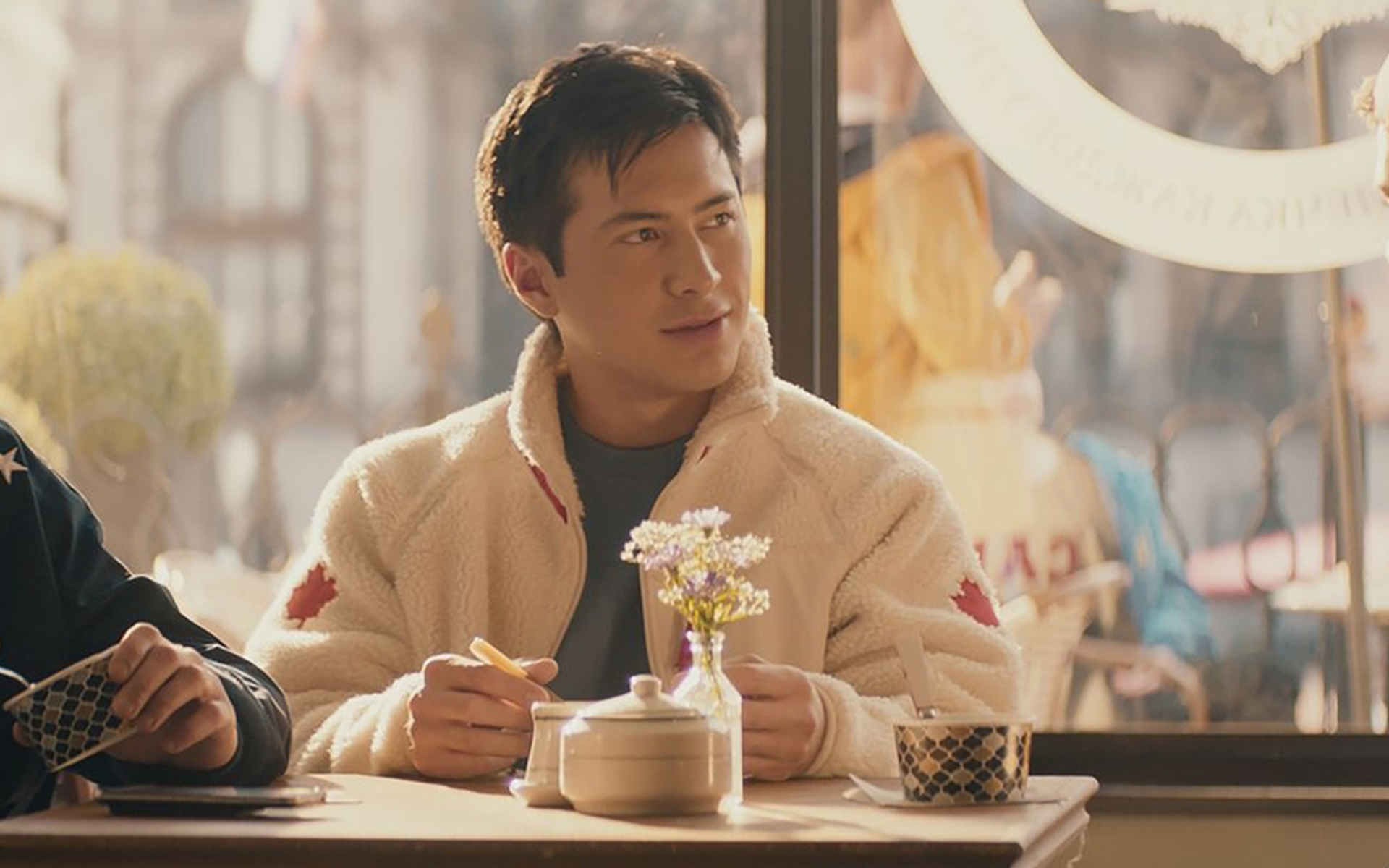 Photograph by Courtesy of HBO Max François Arnaud Hudson Williams Kolton Stewart in heated rivalry