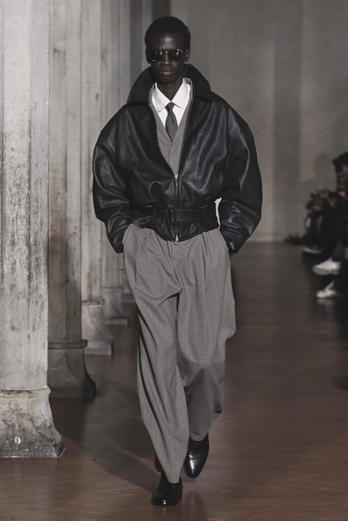 SOSHIOTSUKI AW26 collection at Pitti Uomo, courtesy of SOSHIOTSUKI.