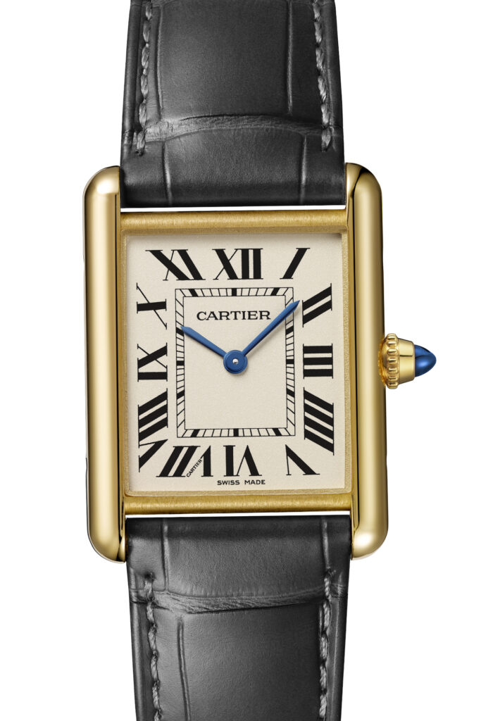 Tank Louis watch by Cartier. Photo retrieved from SHARP November 2025.