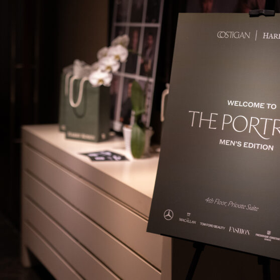 The Portrait event featuring Costigan Studios, Harry Rosen, and Frederique Constant.