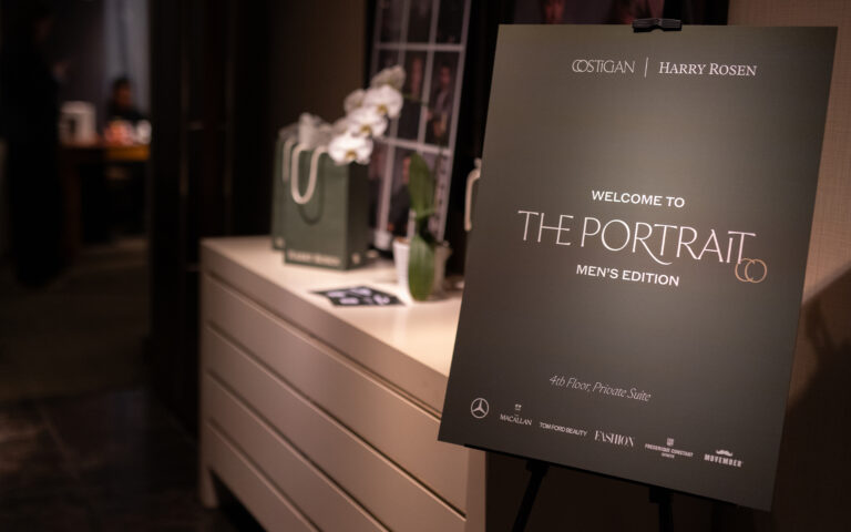 The Portrait event featuring Costigan Studios, Harry Rosen, and Frederique Constant.