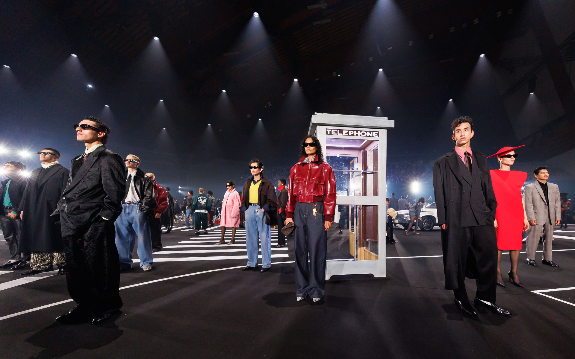 Willy Chavarria FW26 runway sides. Photos courtesy of Willy Chavarria via Tres Dean.