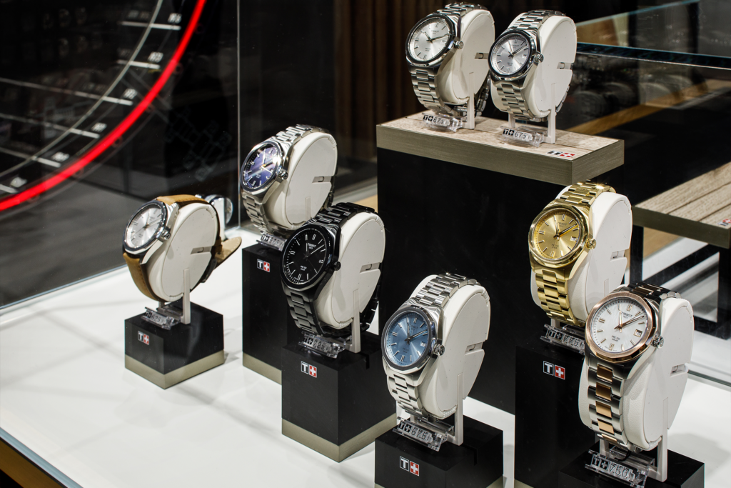 new tissot boutique opens in montreal.