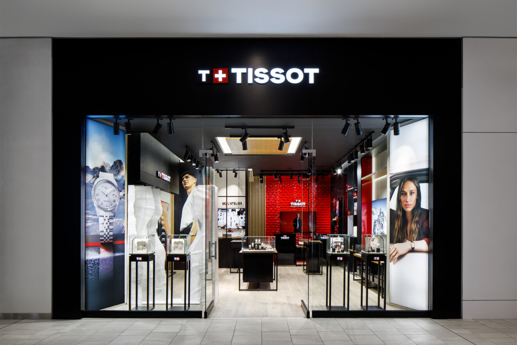 new tissot boutique opens in montreal.