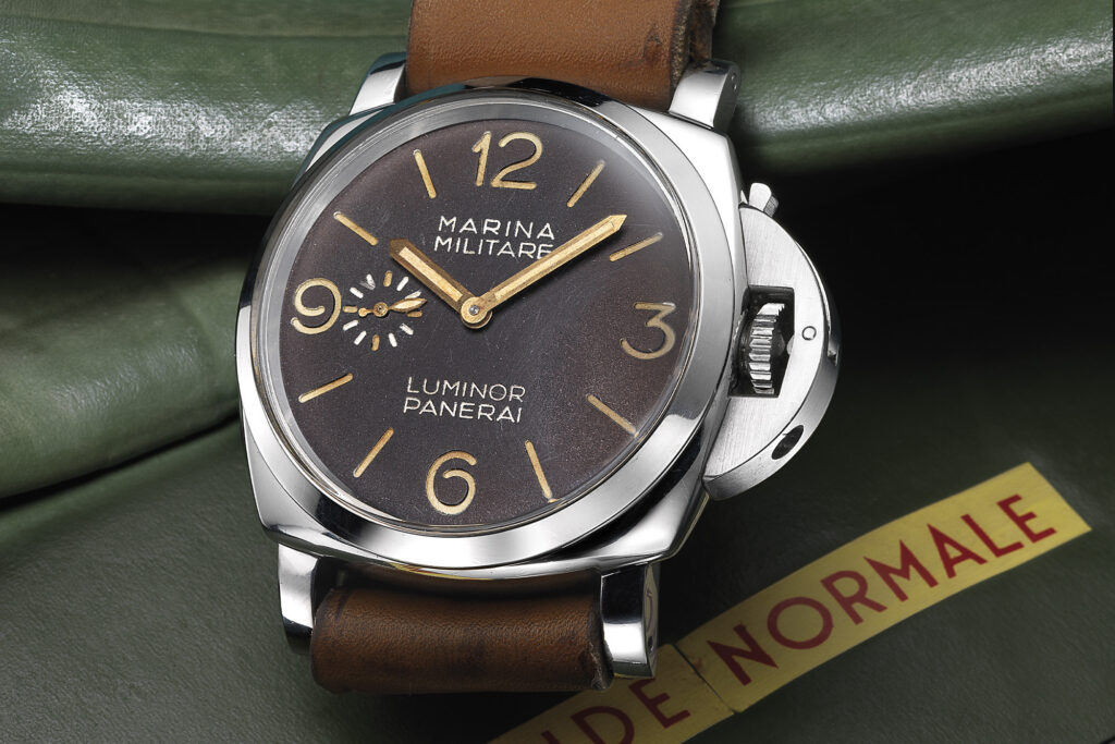 1960s_First Luminor watch (8-Days Power Reserve and Small Seconds  Photos courtesy of Panerai via Nike Communications.