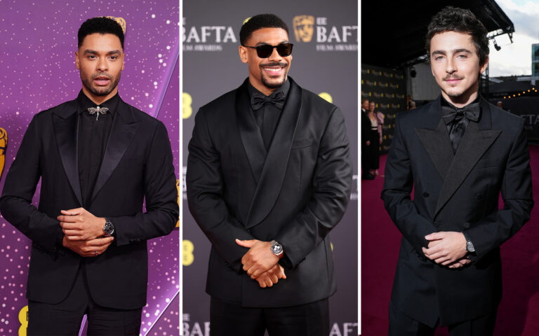 BAFTA Awards 2-2026 Rege Jean Page Timothee Chalamet Aaron Pierre