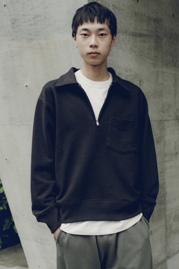 Body of Work Myrtle Quarter-zip Sweatshirt. Photo courtesy of Body of Work.