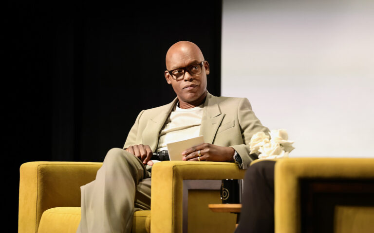Cameron Bailey speaks at NFTS. Photo credit: Getty. Provided courtesy of Rolex.