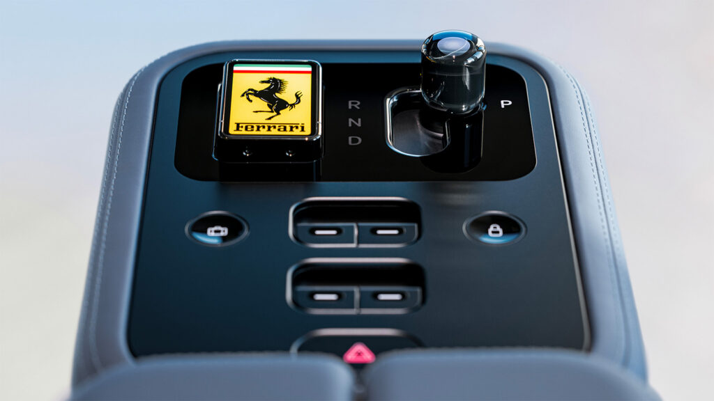 Ferrari Luce - Shifter photo, courtesy of Ferrari.