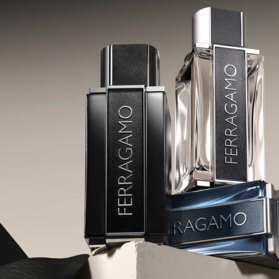 Ferragamo Sublime Leather men's cologne. Photo courtesy of Ferragamo, retrieved from SHARP Winter.