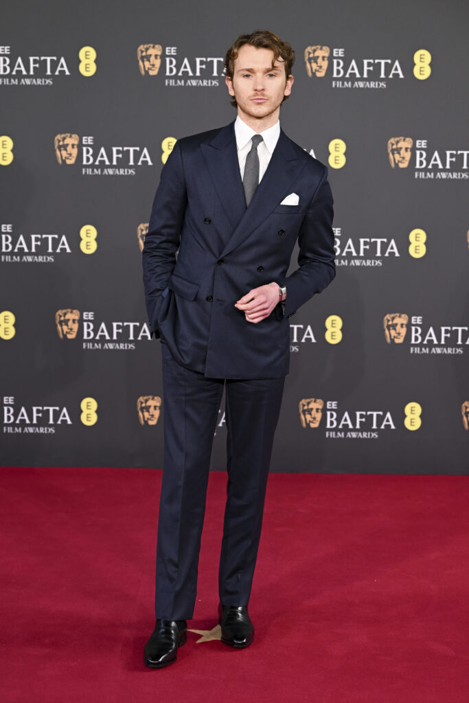 Harry Lawtey at the 2026 EE BAFTA Film Awards held at The Royal Festival Hall on February 22, 2026 in London, England. (Photo by James McCauley/Variety via Getty Images)