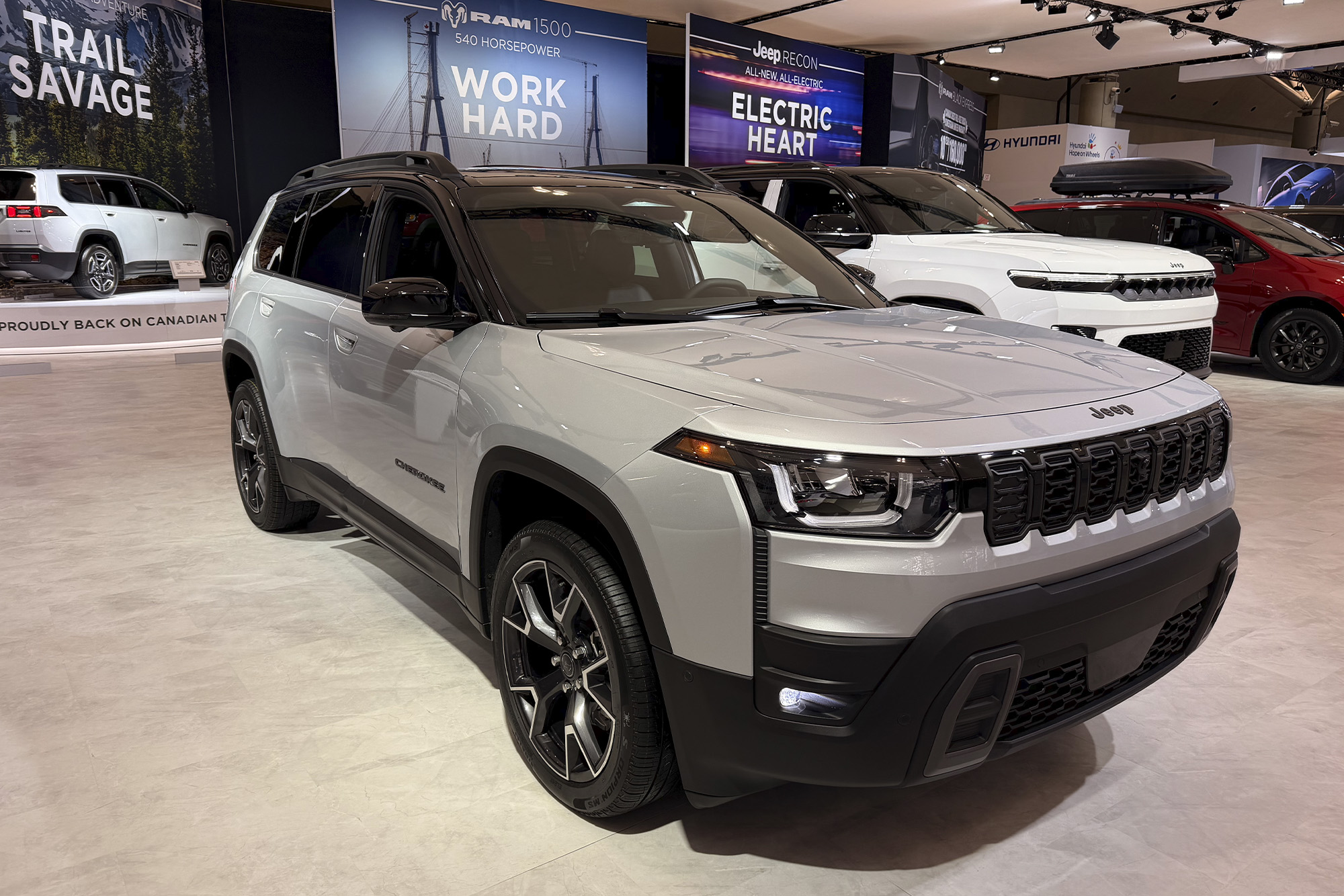 JEEP CHEROKEE at the 2026 Canadian International AutoShow. Photo by Matt Bubbers.