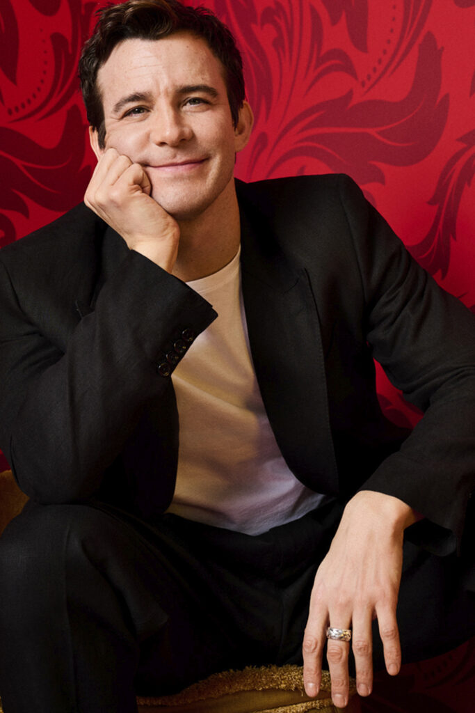 Luke Thompson, photographed by DANNY KASIRYE for Netflix Bridgerton Season Four. Photo courtesy of Netflix.