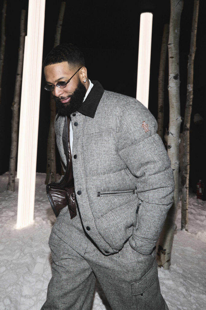 MONCLER GRENOBLE FALL WINTER 2026 ASPEN CELEBRITIES ODELL BECKHAM JR 2