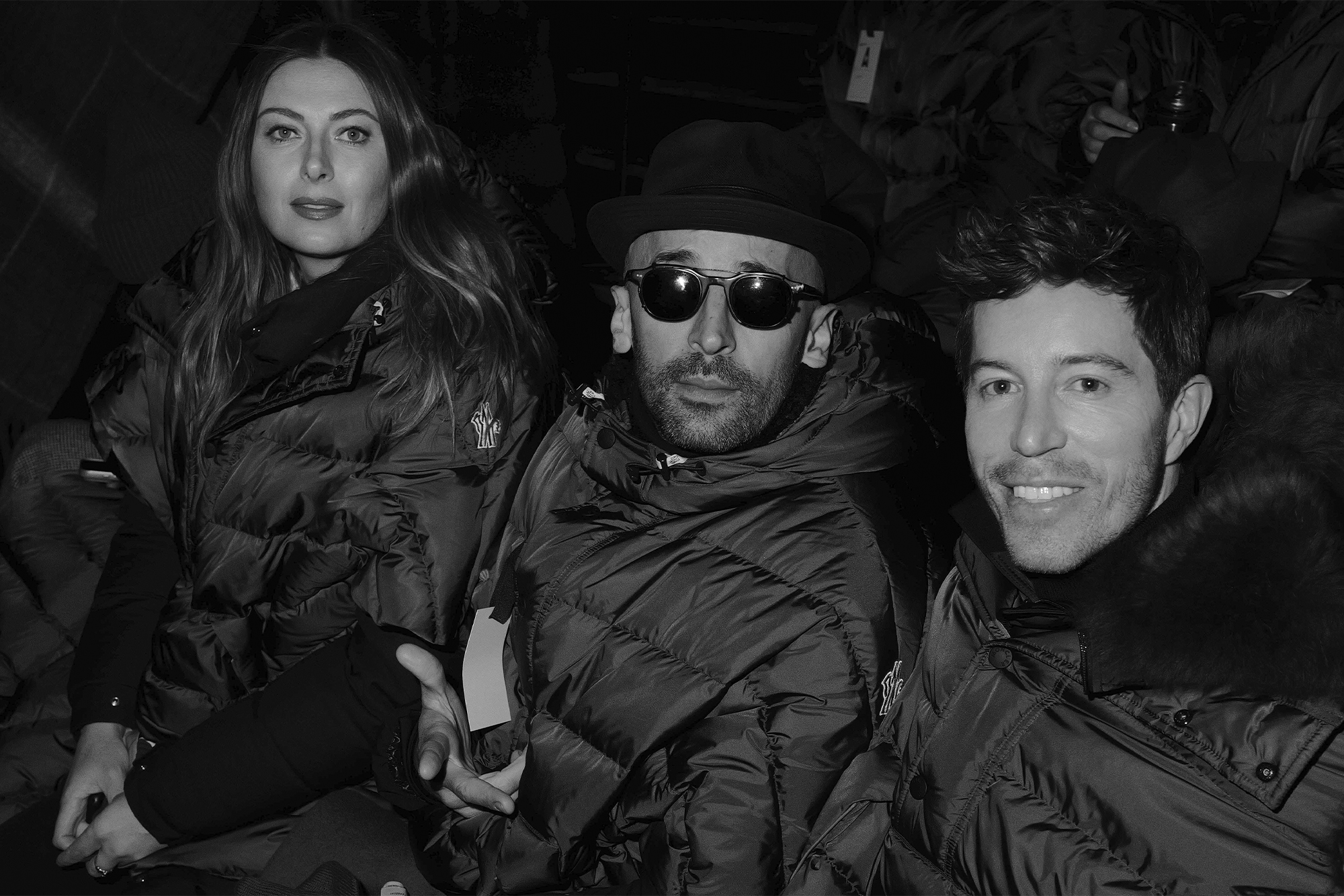 Moncler Grenoble Fall-Winter 2026 in Aspen, front row. Photo courtesy of Moncler.