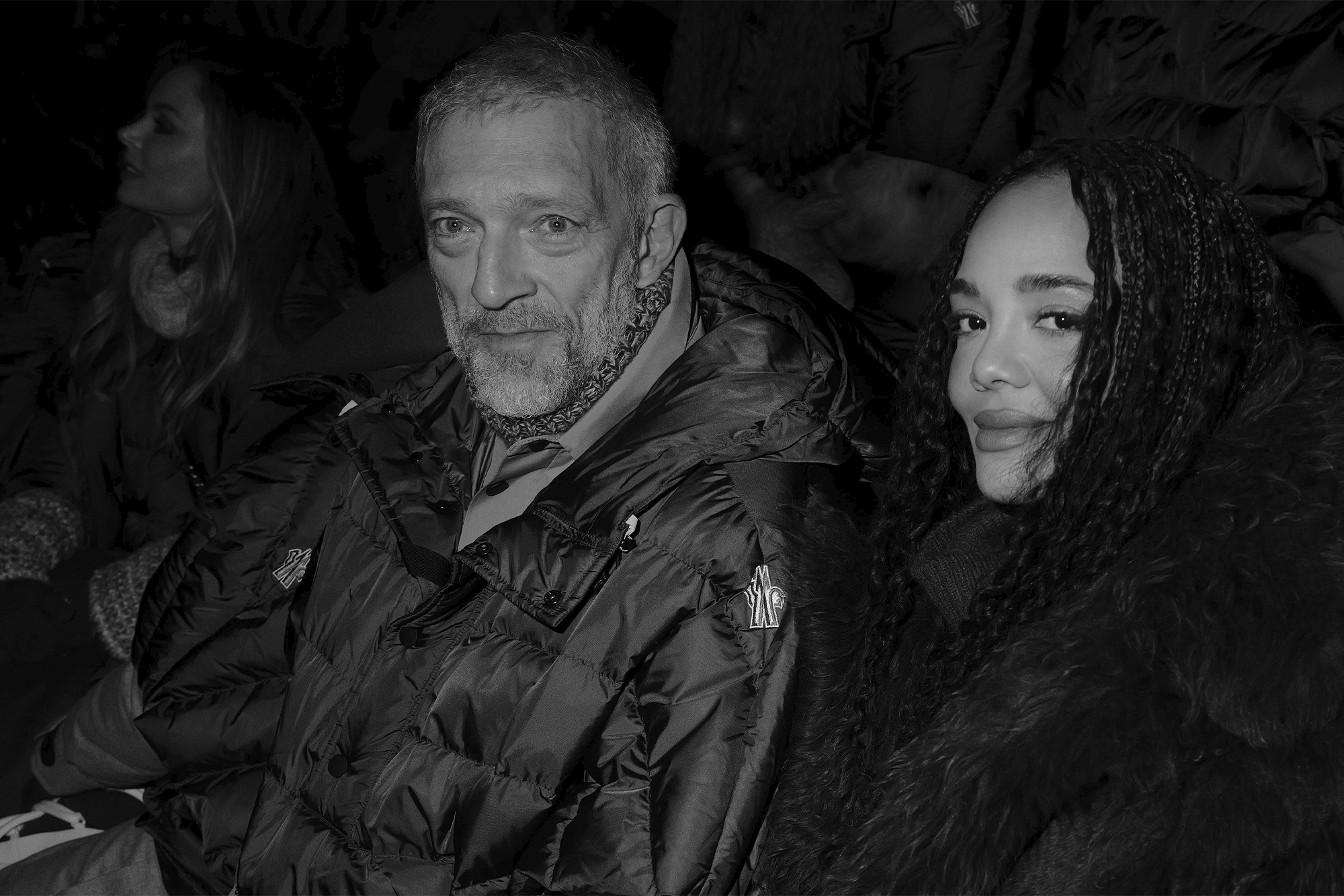 Moncler Grenoble Fall-Winter 2026 in Aspen, front row. Photo courtesy of Moncler.