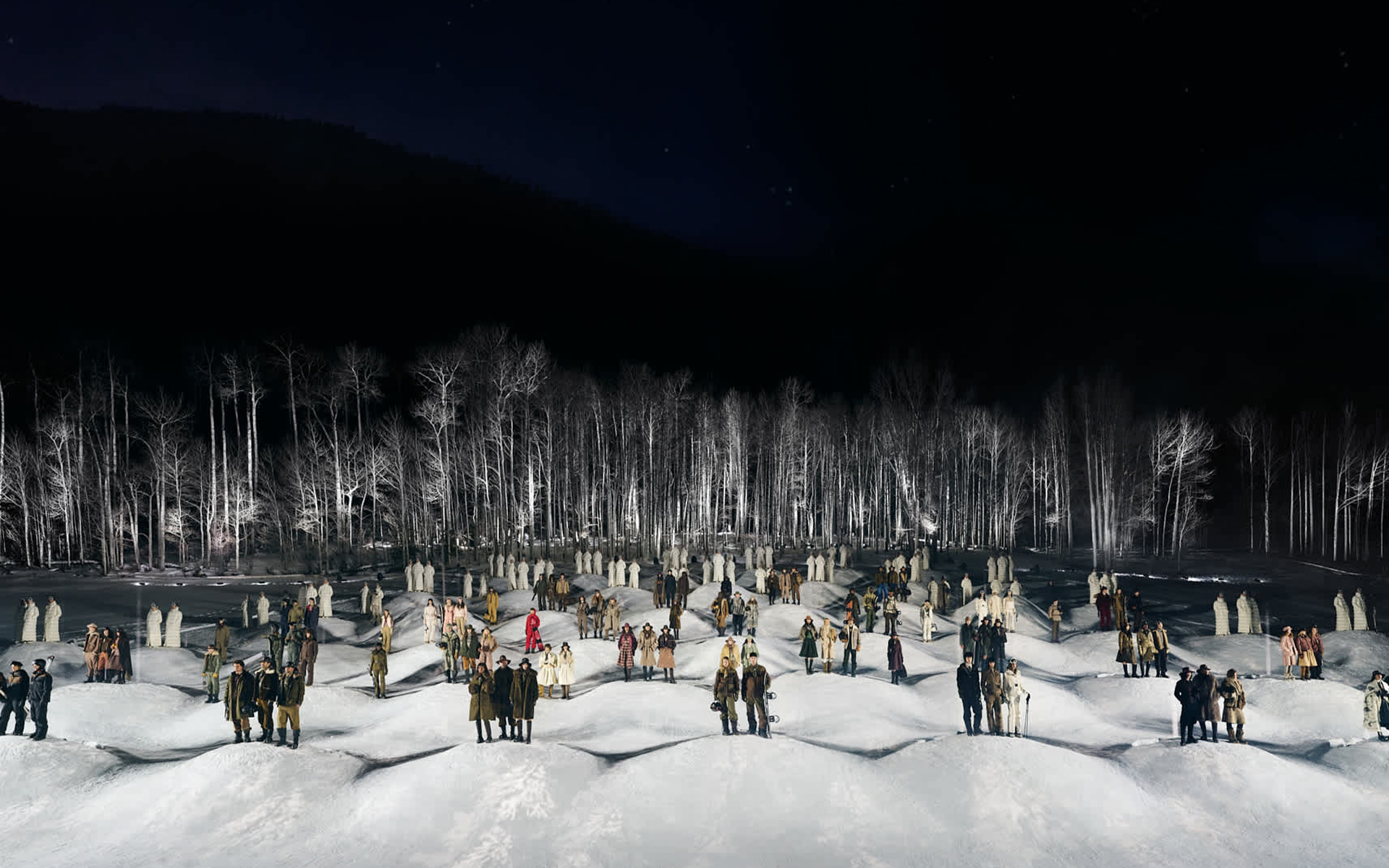 MONCLER GRENOBLE Fall-Winter 2026 ASPEN MOMENTS AND ATMOSPHERE. Photo courtesy of Moncler.