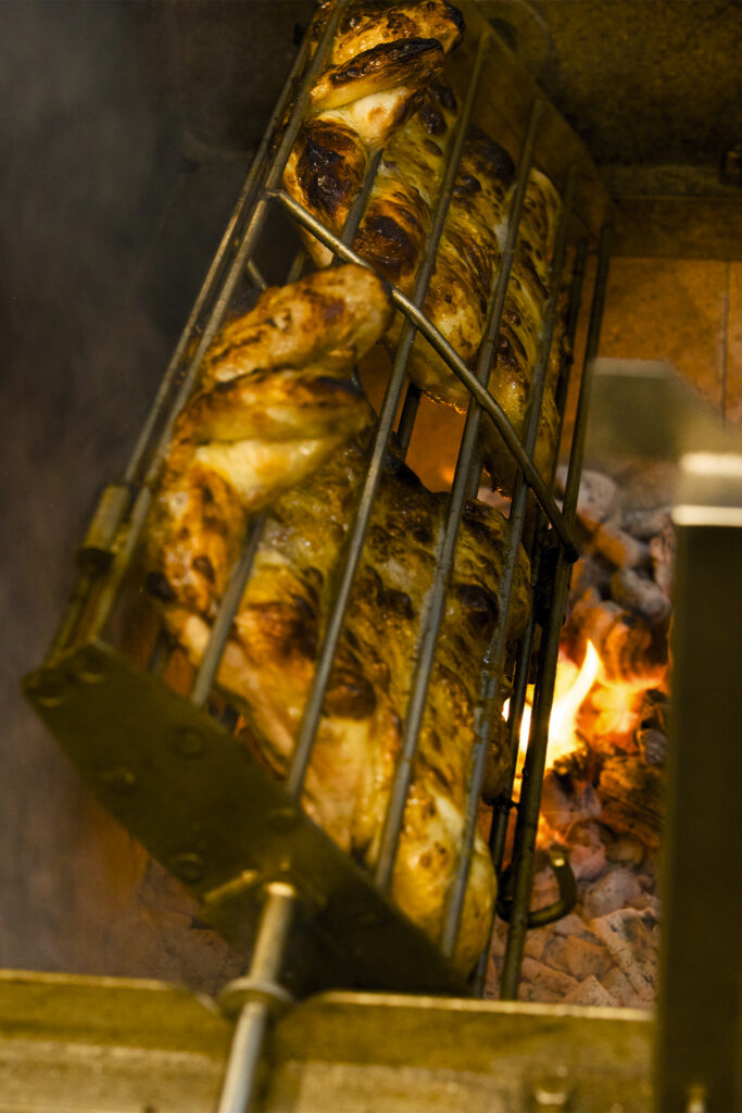 Mozy's CHARCOAL CHICKEN, LIBERTY VILLAGE Toronto restaurant. Photo by Exceptional Films.