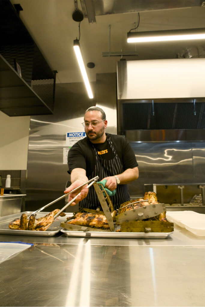 Mozy's CHARCOAL CHICKEN, LIBERTY VILLAGE Toronto restaurant. Photo by Exceptional Films.