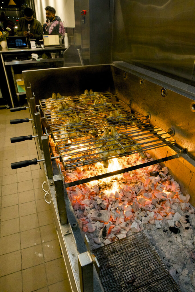 Mozy's CHARCOAL CHICKEN, LIBERTY VILLAGE Toronto restaurant. Photo by Exceptional Films.