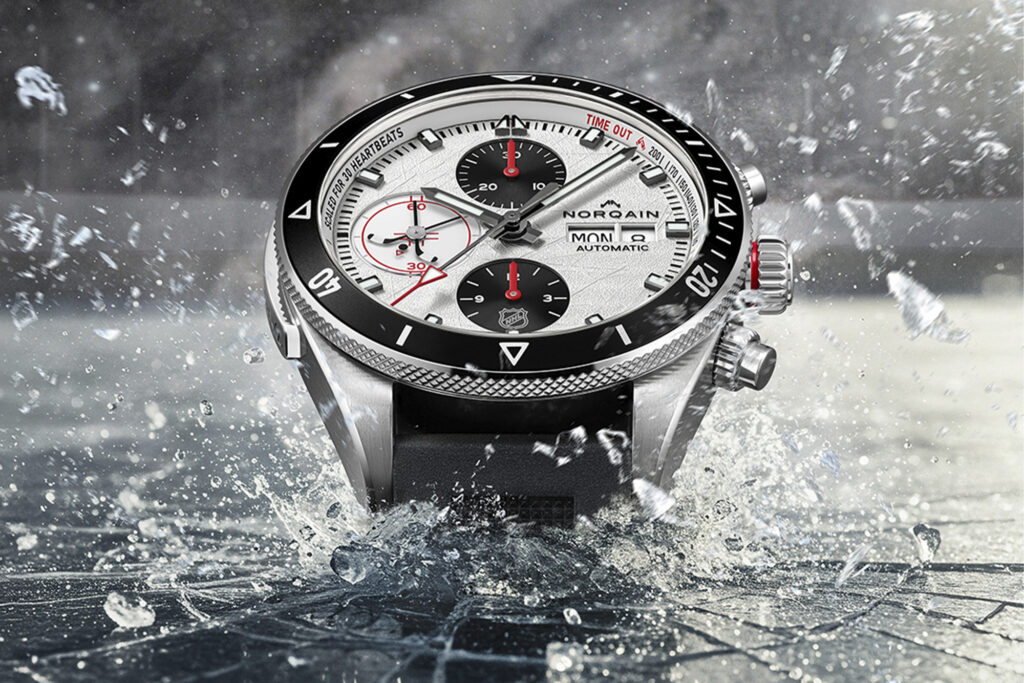 NORQAIN and NHL Adventure Chrono 41mm NHL Limited Edition. Photo courtesy of NORQAIN.