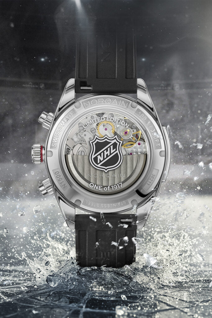 NORQAIN and NHL Adventure Chrono 41mm NHL Limited Edition. Photo courtesy of NORQAIN.