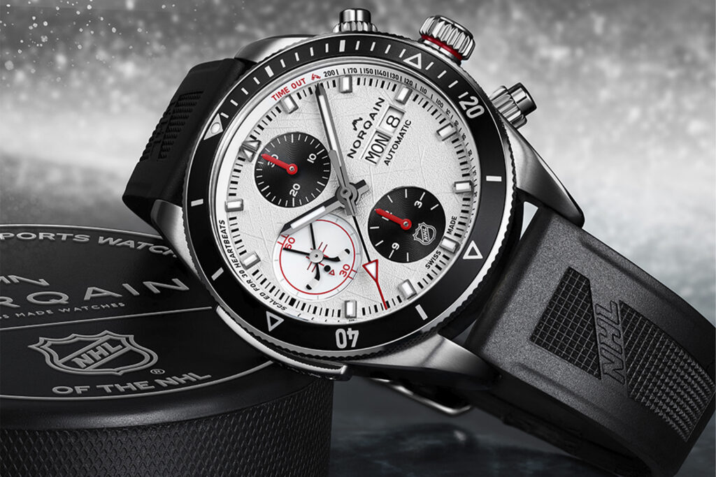 NORQAIN and NHL Adventure Chrono 41mm NHL Limited Edition. Photo courtesy of NORQAIN.