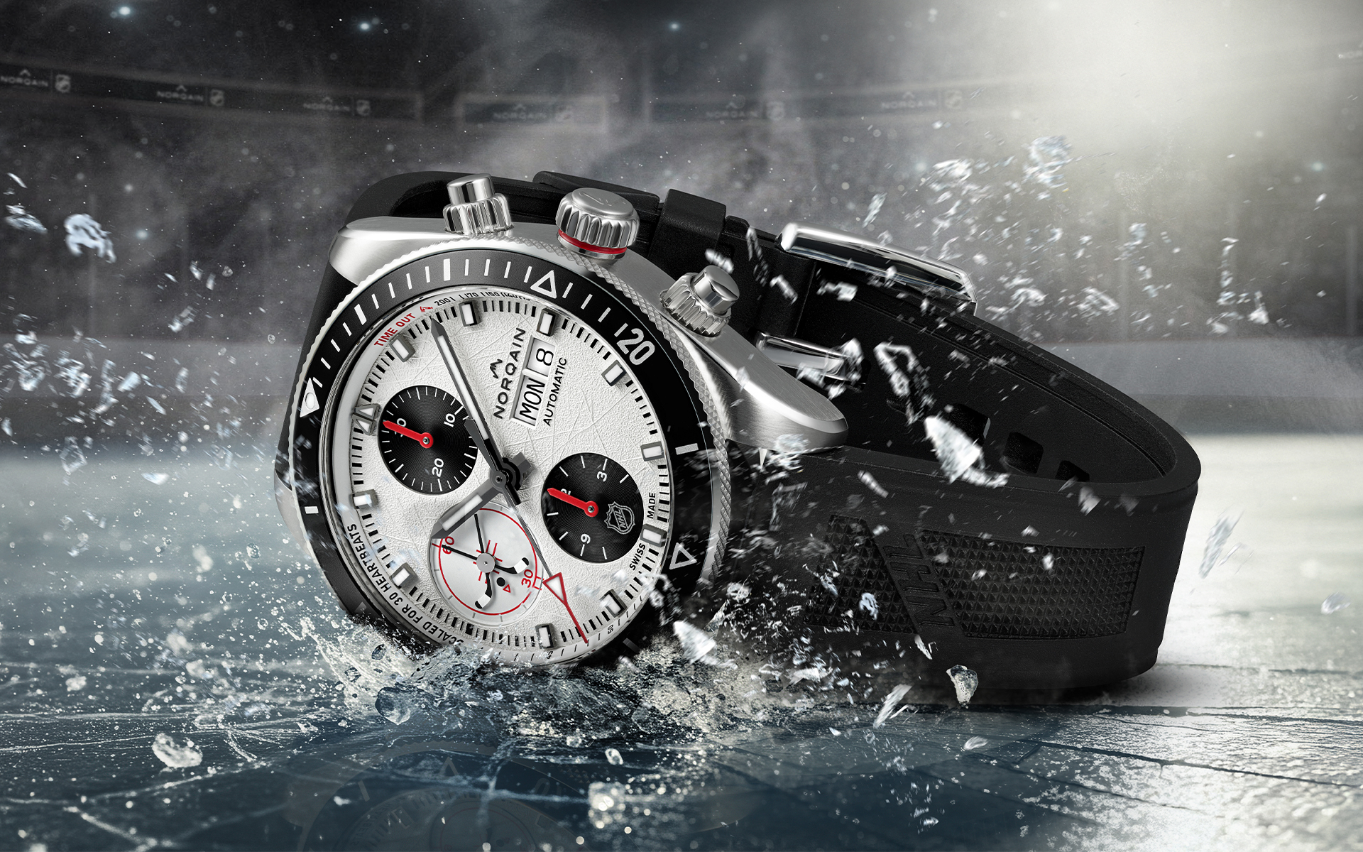 NORQAIN and NHL Adventure Chrono 41mm NHL Limited Edition. Photo courtesy of NORQAIN
