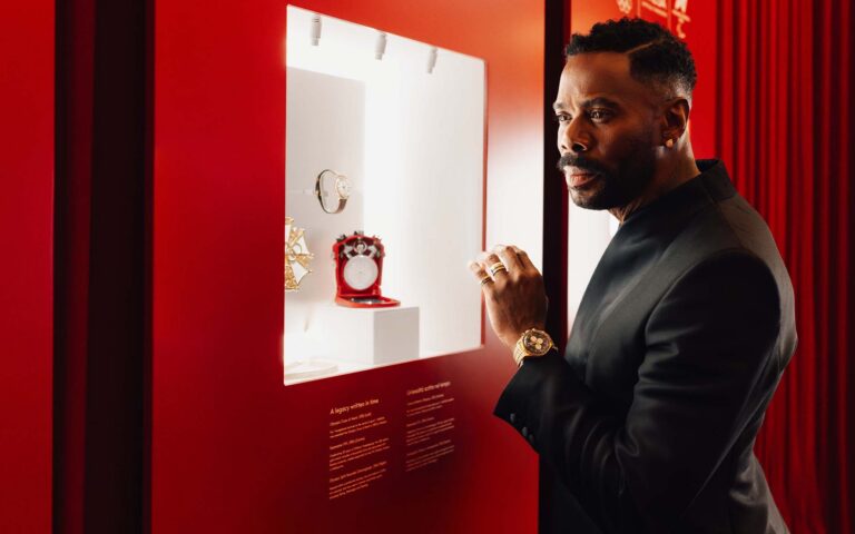 Colman Domingo interview by OMEGA, 2-2026. Photo courtesy of OMEGA.