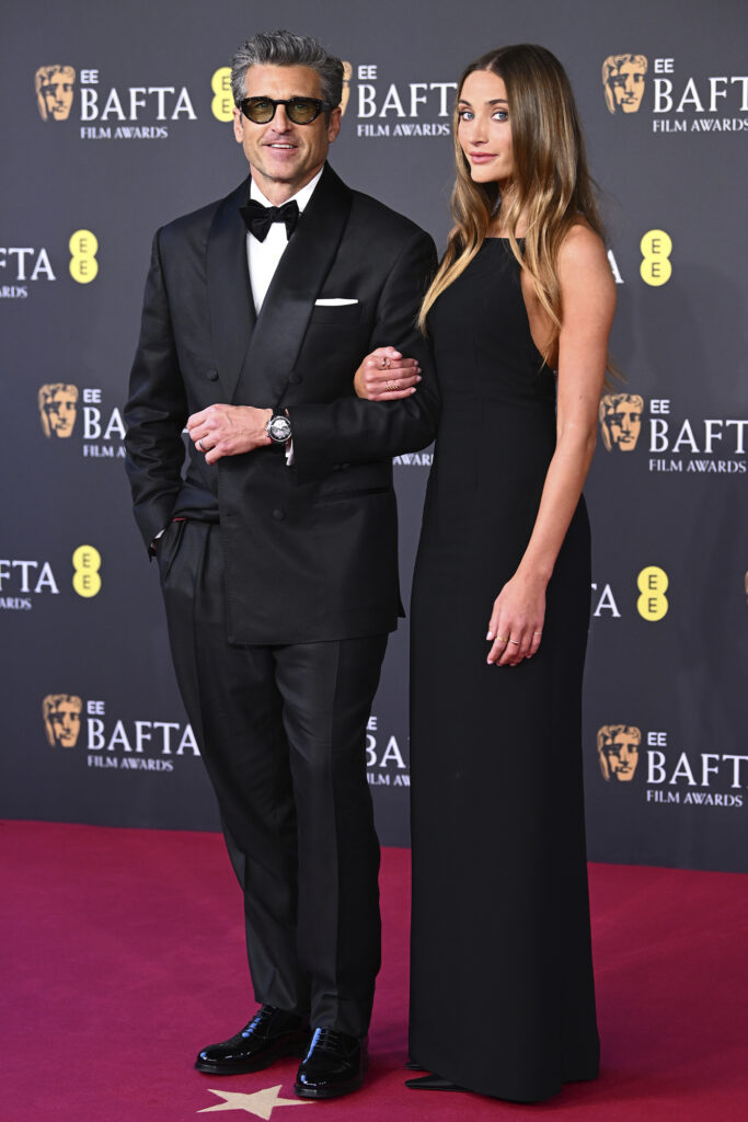 LONDON, ENGLAND - FEBRUARY 22: Patrick Dempsey and Talula Fyfe Dempsey attend the EE BAFTA Film Awards 2026 at The Royal Festival Hall on February 22, 2026 in London, England. (Photo by Joe Maher/BAFTA/Getty Images for BAFTA)
