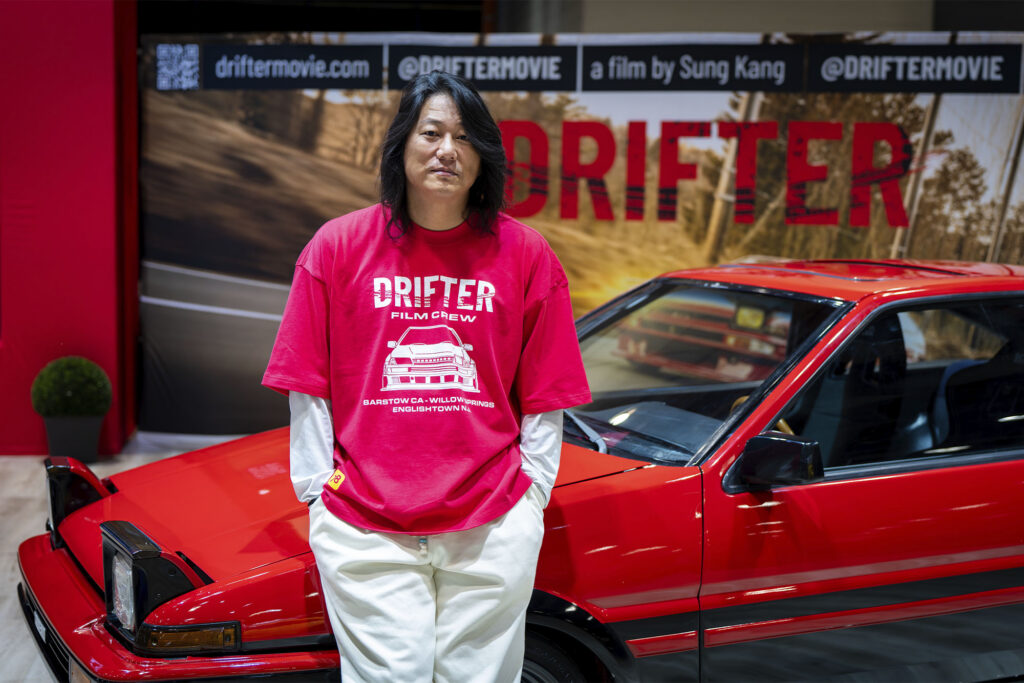 Interview with actor Sung Kang for new film Drifter. Photo courtesy of Canadian International Auto Show.
