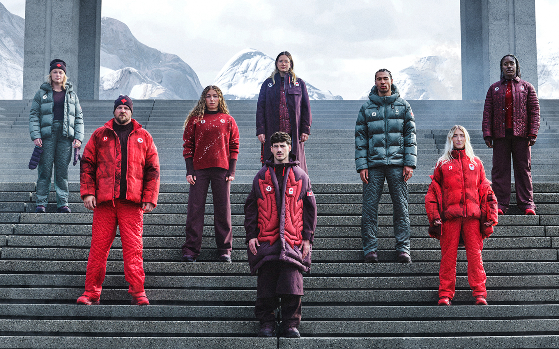 Team Canada Group Shot for lululemon milano-cortina italy winter olympics 2-2026
